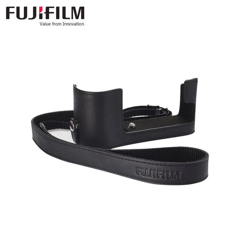 Open Box Fujifilm BLC-XA3 Leather Case - Black 1 Open Box Fujifilm BLC-XA3 Leather Case - Black