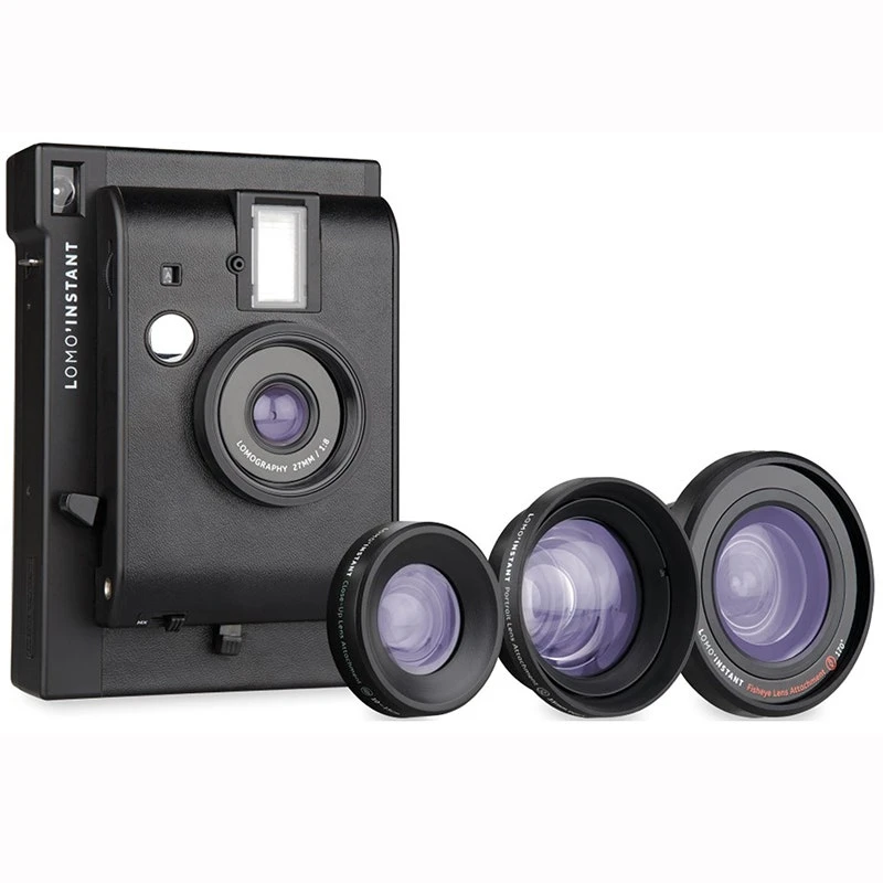 Lomo Instant Camera + 3 Lenses - Black 1 Lomo Instant Camera + 3 Lenses - Black
