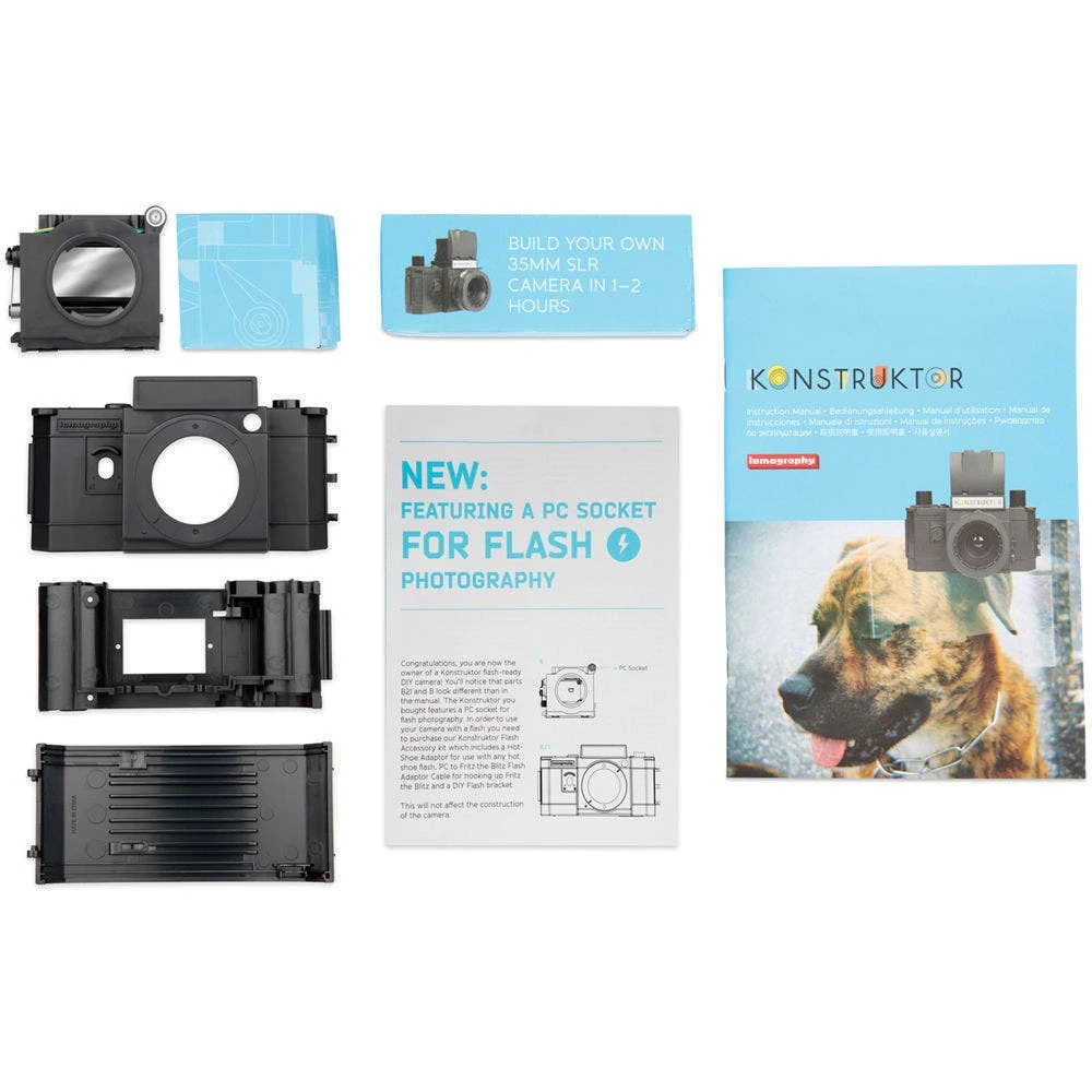 Lomography Konstruktor Flash Do-It-Yourself 35mm Film SLR Kit 5 Lomography Konstruktor Flash Do-It-Yourself 35mm Film SLR Kit - Image 5