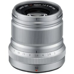 Fujifilm - XF 50mm F/2 WR Lens Silver