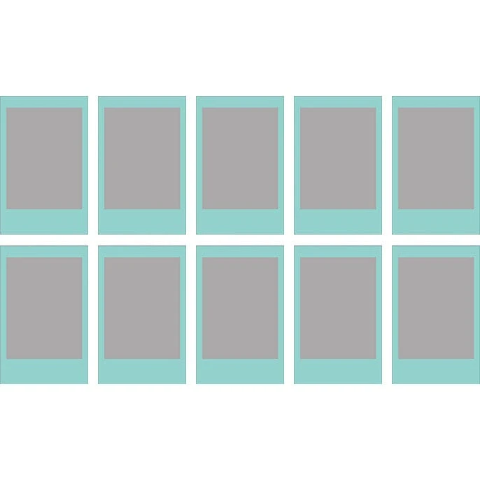Fujifilm Instax Mini Blue Frame Film 10 Pack 2 Fujifilm Instax Mini Blue Frame Film 10 Pack - Image 2