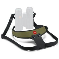 Leica Neoprene Binocular Strap Sports Harness - Olive Green
