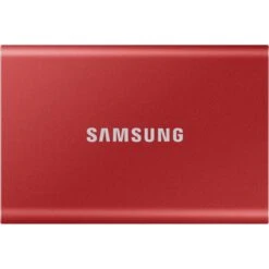 Samsung T7 1TB USB 3.2 Portable SSD - Metallic Red
