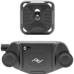 Peak Design Capture Camera Clip (v3) - Black - With Standard Plate