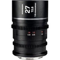 Laowa Nanomorph 27mm T2.8 1.5X S35 Anamorphic Lens - Canon RF Mount (Silver)