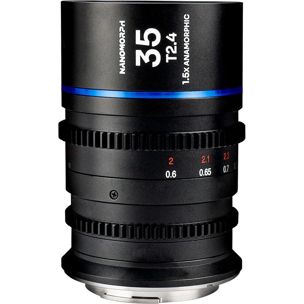 Laowa Nanomorph 35mmT2.41.5XS35 Anamorphic Lens - L Mount (Blue) 1 Laowa Nanomorph 35mmT2.41.5XS35 Anamorphic Lens - L Mount (Blue)