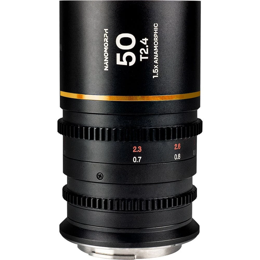 Laowa Nanomorph 50mm T2.41.5X S35 Anamorphic Lens - L Mount (Amber) 1 Laowa Nanomorph 50mm T2.41.5X S35 Anamorphic Lens - L Mount (Amber)