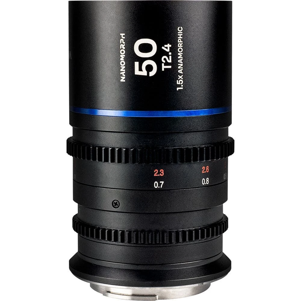 Laowa Nanomorph 50mmT2.41.5XS35 Anamorphic Lens - Canon RF Mount (Blue) 1 Laowa Nanomorph 50mmT2.41.5XS35 Anamorphic Lens - Canon RF Mount (Blue)