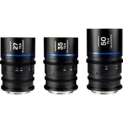 Laowa NanomorphS35 Prime3 Anamorphic Lens Bundle(27mm, 35mm, 50mm) - DL Mount (Blue)