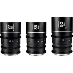 Laowa NanomorphS35 Prime3 Anamorphic Lens Bundle(27mm, 35mm, 50mm) - Fuji X Mount