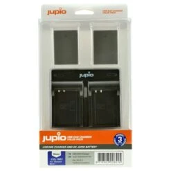 Jupio Olympus BLN-1 Twin Battery + USB Dual Charger Kit