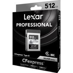Lexar 512GB Professional CFexpress Type B Card SILVER Series -Nikon Shop 1686584824 img 2017227