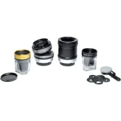 Lensbaby Twist 60 + Double Glass II Optic Swap Kit For Canon EF Mount