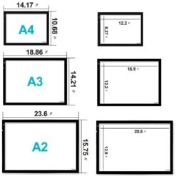 Huion A2 LED Light Pad -Nikon Shop 18653 huion a2 led light pad 8 1