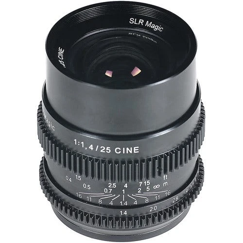 SLR Magic Cinema Lens 25mm F/1.4 E Mount 1 SLR Magic Cinema Lens 25mm F/1.4 E Mount