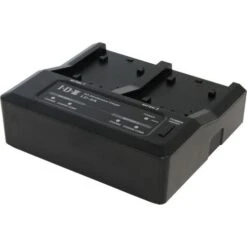 IDX Dual Battery Charger For Select Canon, Panasonic And Sony Batteries