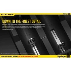 Nitecore Charger 2X Battery -Nikon Shop 19106 nitecore digicharger d2 eu dual battery charger 07 1