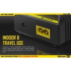 Nitecore Charger 2X Battery -Nikon Shop 19106 nitecore digicharger d2 eu dual battery charger 08 1