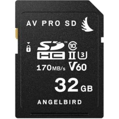 Angelbird AV Pro SD 32GB V60 Memory Card
