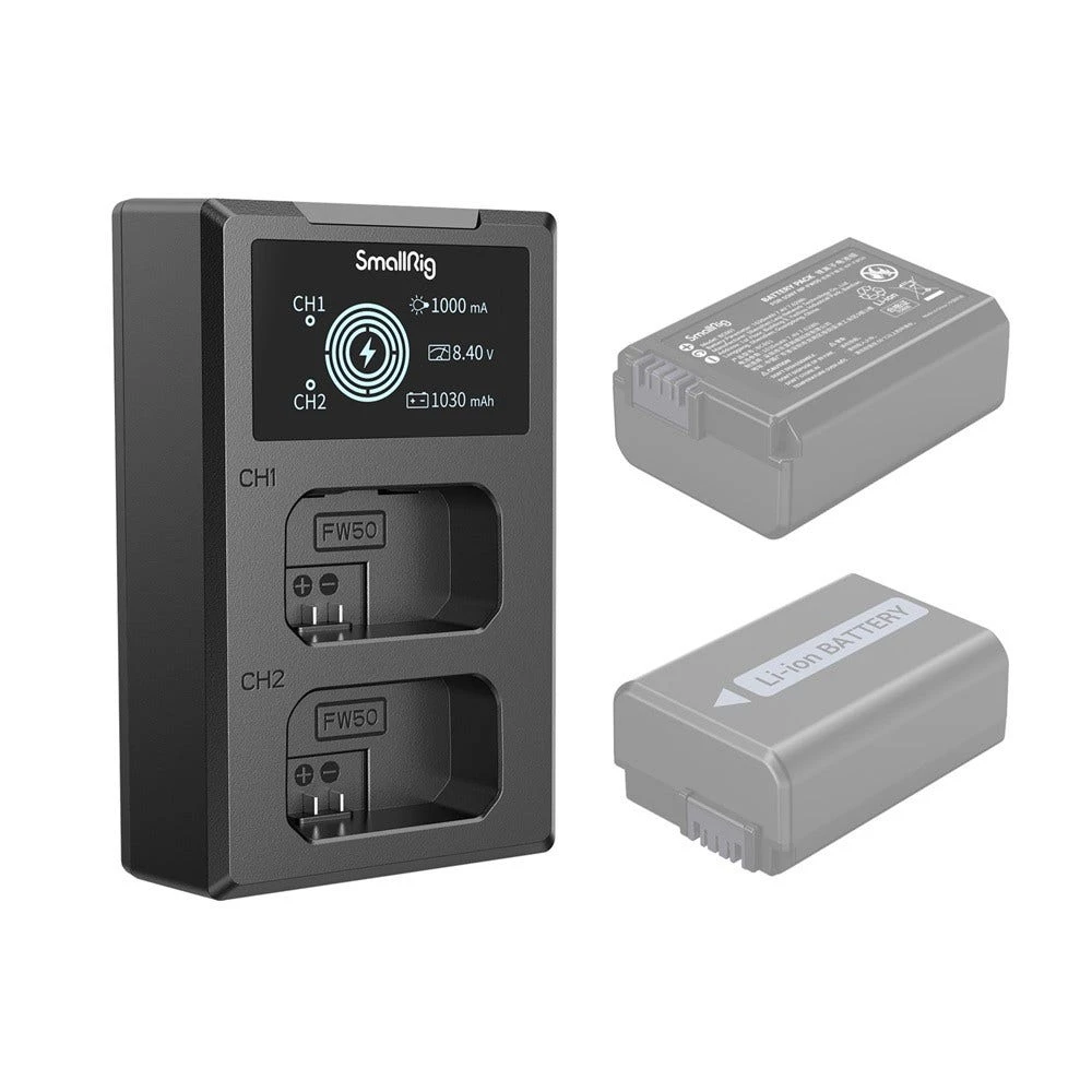 SmallRig NP-FW50 Battery Charger 2 SmallRig NP-FW50 Battery Charger - Image 2