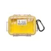 Pelican 1010 Micro Case - Clear Yellow With Yellow Liner