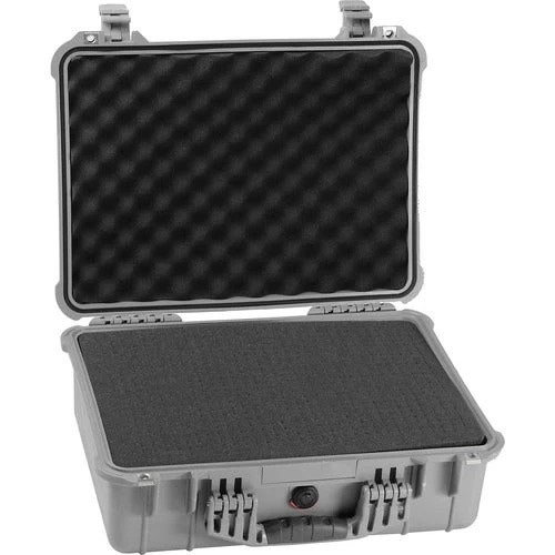 Pelican 1520 Case - Silver With Foam 2 Pelican 1520 Case - Silver With Foam - Image 2