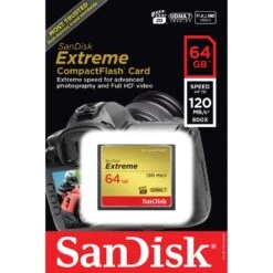 Sandisk Extreme CF 64GB 120mb/s -Nikon Shop 8070 1385569841000 img 354676 1
