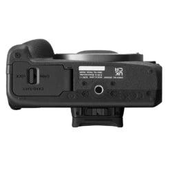 Canon® Canon EOS R100 Mirrorless Camera With RF-S 18-45mm Lens -Nikon Shop canon 0011 04 eos r100 black bottom