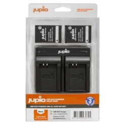 Jupio Value Pack: 2x Canon LP-E12 Battery + USB Dual Charger