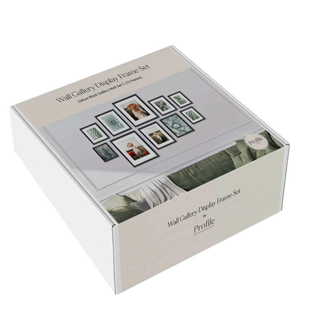 Profile Deluxe Gallery Photo Wall Frame Set C - 10 Frames - Chestnut 5 Profile Deluxe Gallery Photo Wall Frame Set C - 10 Frames - Chestnut - Image 5