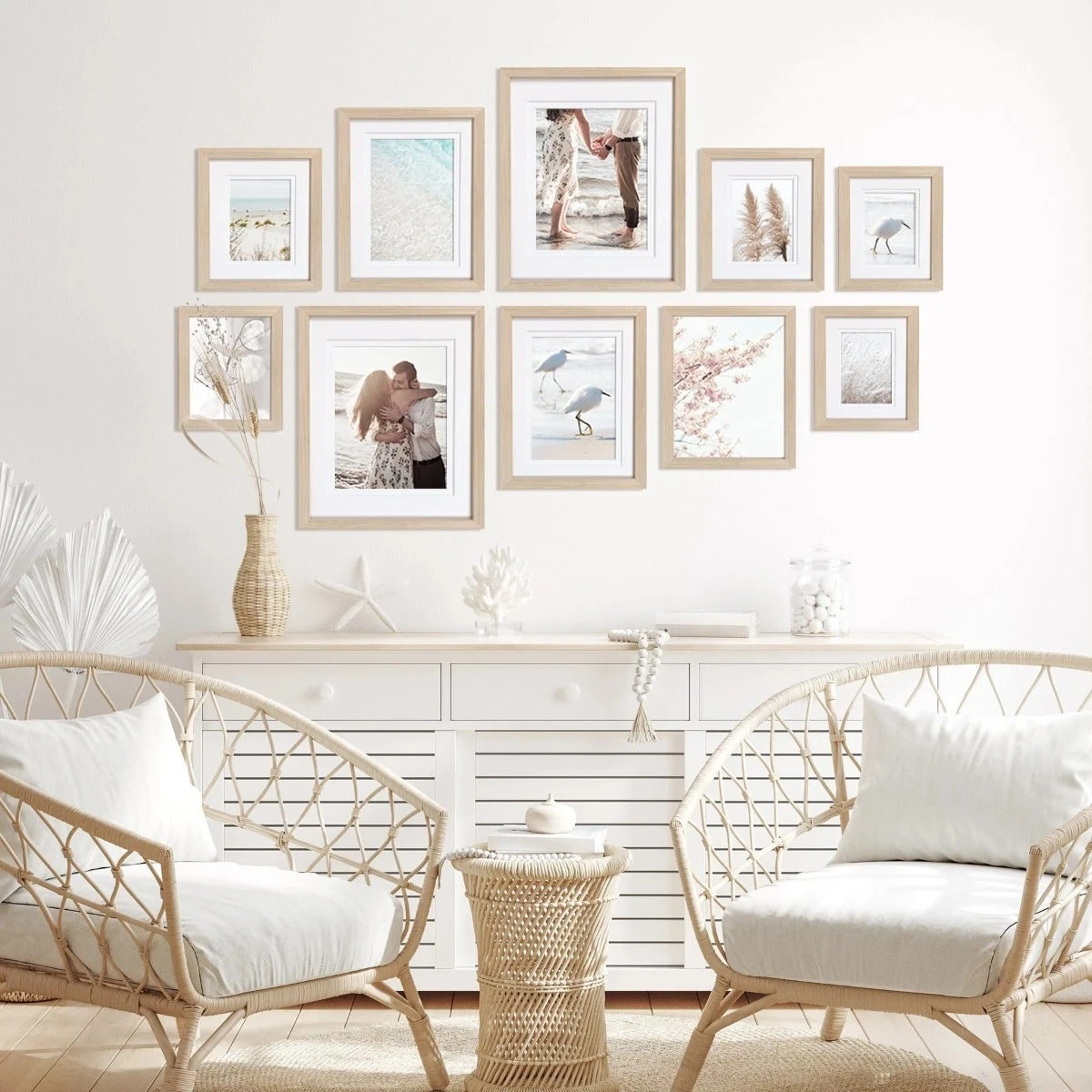 Profile Deluxe Gallery Photo Wall Frame Set C - 10 Frames - Chestnut 3 Profile Deluxe Gallery Photo Wall Frame Set C - 10 Frames - Chestnut - Image 3