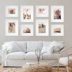 Profile Deluxe Gallery Photo Wall Frame Set E - 8 Frames - Hawthorne White -Nikon Shop ezgif 4 5b76f24426