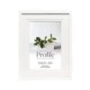 Profile Deluxe Gallery Photo Wall Frame Set E - 8 Frames - Hawthorne White