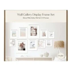 Profile Deluxe Gallery Photo Wall Frame Set C - 10 Frames - White -Nikon Shop ezgif 4 ec0a11e656