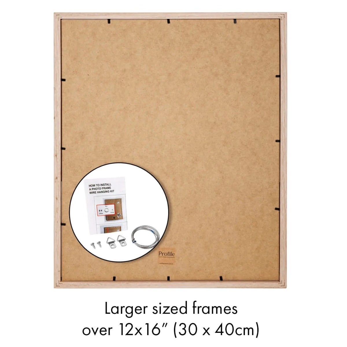 Profile Deluxe Gallery Photo Wall Frame Set E - 8 Frames - Chestnut 4 Profile Deluxe Gallery Photo Wall Frame Set E - 8 Frames - Chestnut - Image 4