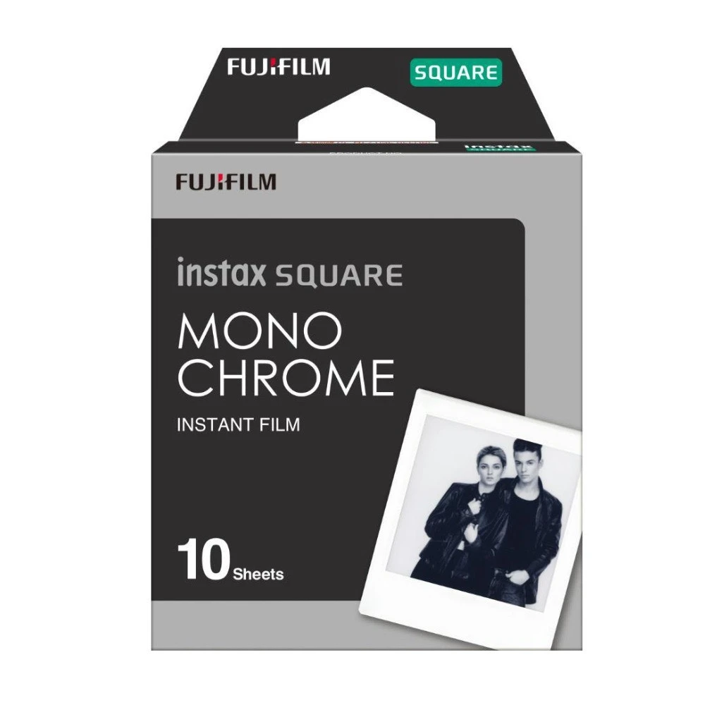 Fujifilm INSTAX SQUARE Monochrome Film 10 Pack 1 Fujifilm INSTAX SQUARE Monochrome Film 10 Pack