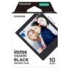 FujiFilm Fuji Instax Square Black Frame 10 Pack Film
