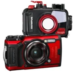 Olympus TG-6 - Red + PT-059 Waterproof Housing