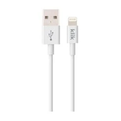 Klik Lightning Charge/Sync Cable- MFI 3.0m - White