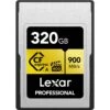 Lexar 320GB Professional CFexpress Type A Card GOLD Series