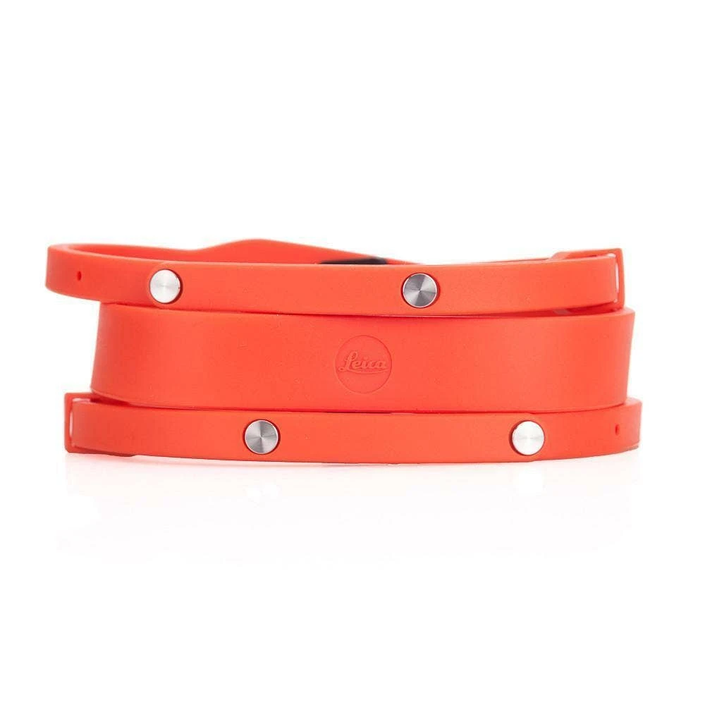Leica Neck Strap Silicon - Orange-Red 4 Leica Neck Strap Silicon - Orange-Red - Image 4