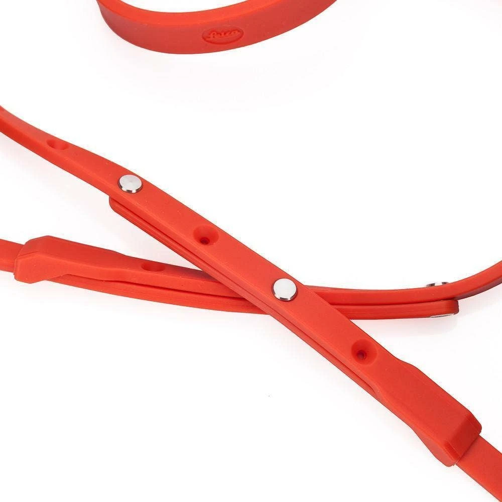 Leica Neck Strap Silicon - Orange-Red 5 Leica Neck Strap Silicon - Orange-Red - Image 5