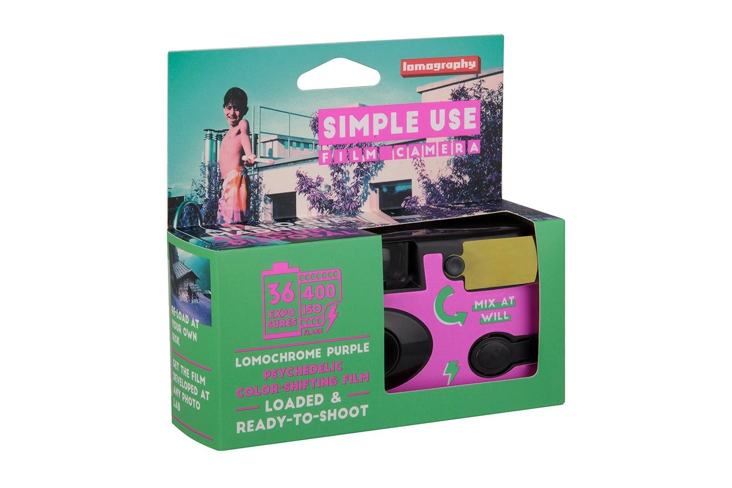 Lomography Simple Use Camera Lomochrome Purple 2 Lomography Simple Use Camera Lomochrome Purple - Image 2