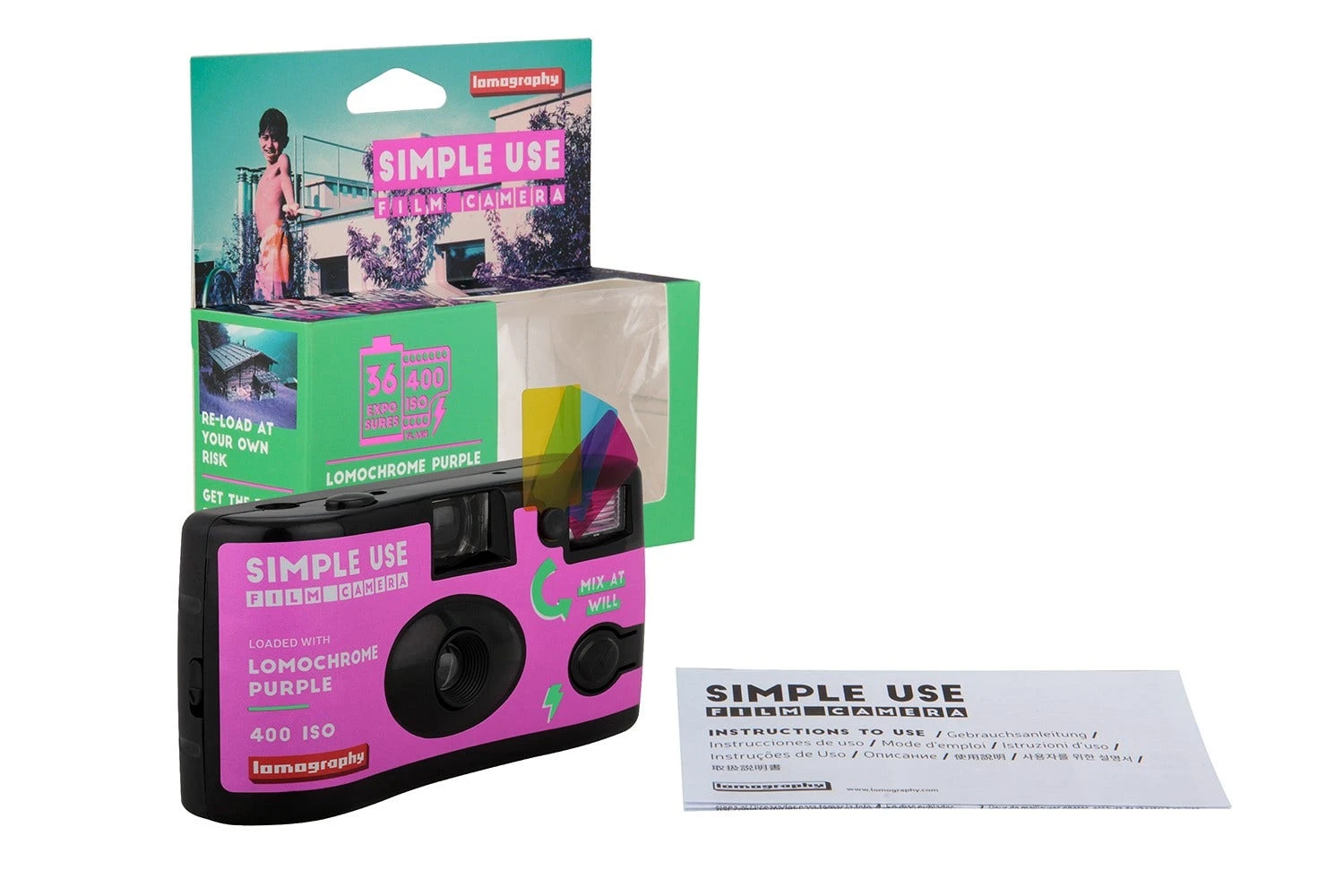 Lomography Simple Use Camera Lomochrome Purple 4 Lomography Simple Use Camera Lomochrome Purple - Image 4