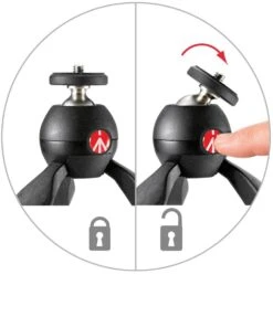 Manfrotto Pixi Mini Tripod Black -Nikon Shop manfrotto mtpixi b tripod with ball head 05
