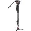 Manfrotto MVMXPRO500 MonoPod XPRO Alu 5 Sec 203cm 5kg P/Ld Fluidtechbase, MVH500AH Head