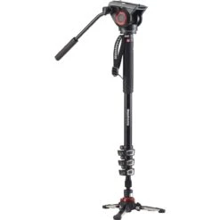 Manfrotto MVMXPRO500 MonoPod XPRO Alu 5 Sec 203cm 5kg P/Ld Fluidtechbase, MVH500AH Head