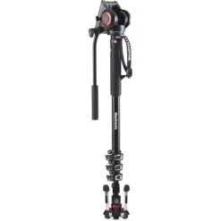 Manfrotto MVMXPRO500 MonoPod XPRO Alu 5 Sec 203cm 5kg P/Ld Fluidtechbase, MVH500AH Head -Nikon Shop manfrotto mvmxpro500 xpro aluminum video monopod 02