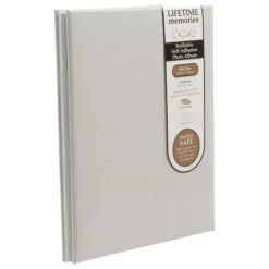NCL Self Adhesive Slim Grey Refillable Album White Pages -Nikon Shop ncl self adhesive slim grey refillable album white pages 02