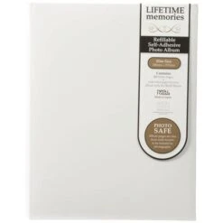 NCL Self Adhesive Slim White Refillable Album - White Pages UR1